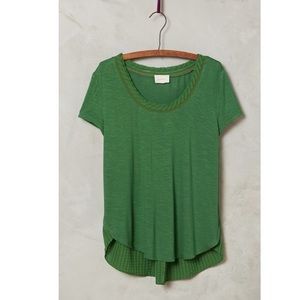 Deletta Sheer-slice tee from Anthropologie